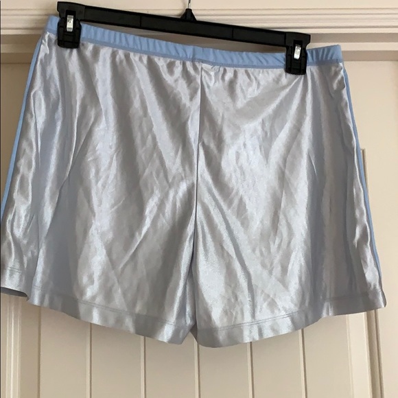 Blue Ribbed Shorts - Picture 2 of 6